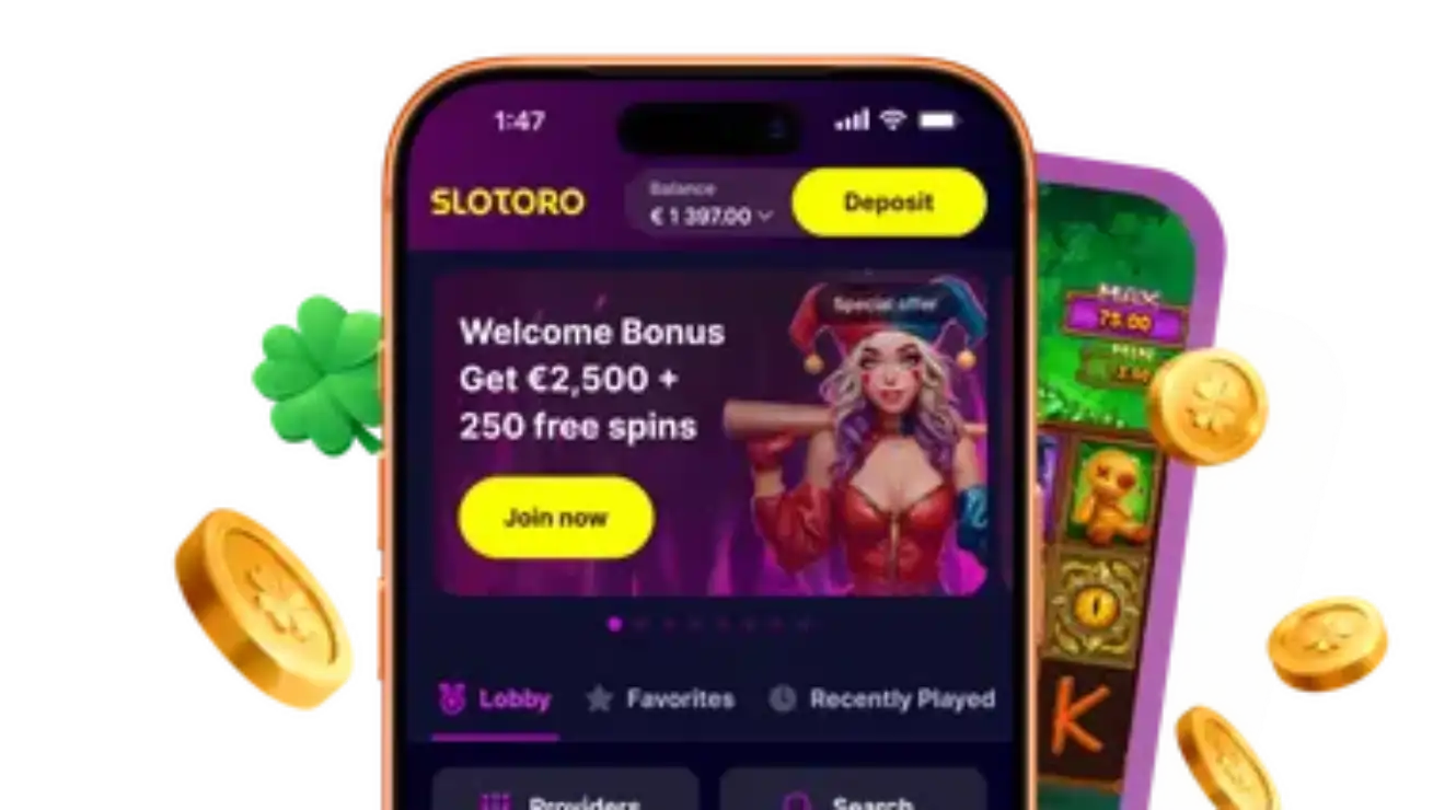 Slotoro Casino App Screenshot